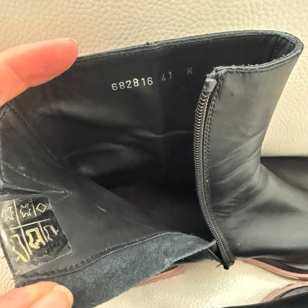 Alexander McQueen Tread Slick Lite leather Boot (Men) Sz 41 - Picture 4 of 14